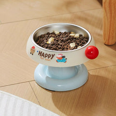 Neck-protective structure pet bowl