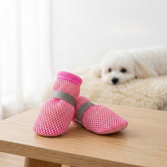 Ultra-breathable mesh pet shoes