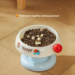 Neck-protective structure pet bowl