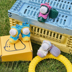 New lighting Dog winter Shoe ( 2 Pairs ) for Front & Back Legs