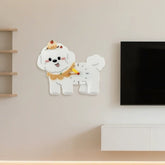 Sweet Bichon Wall Clock