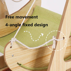 Wood Fancy Cat Hammock