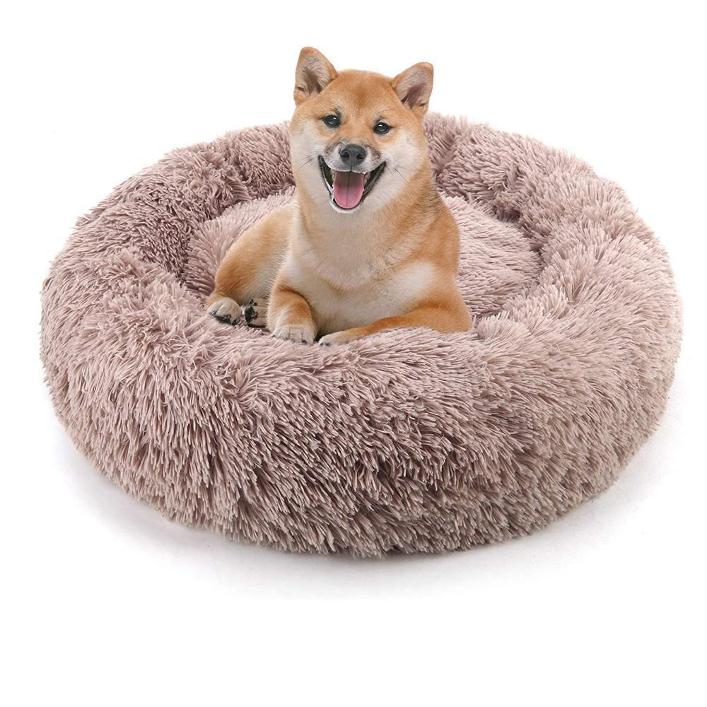 Plush Round Pet Bed
