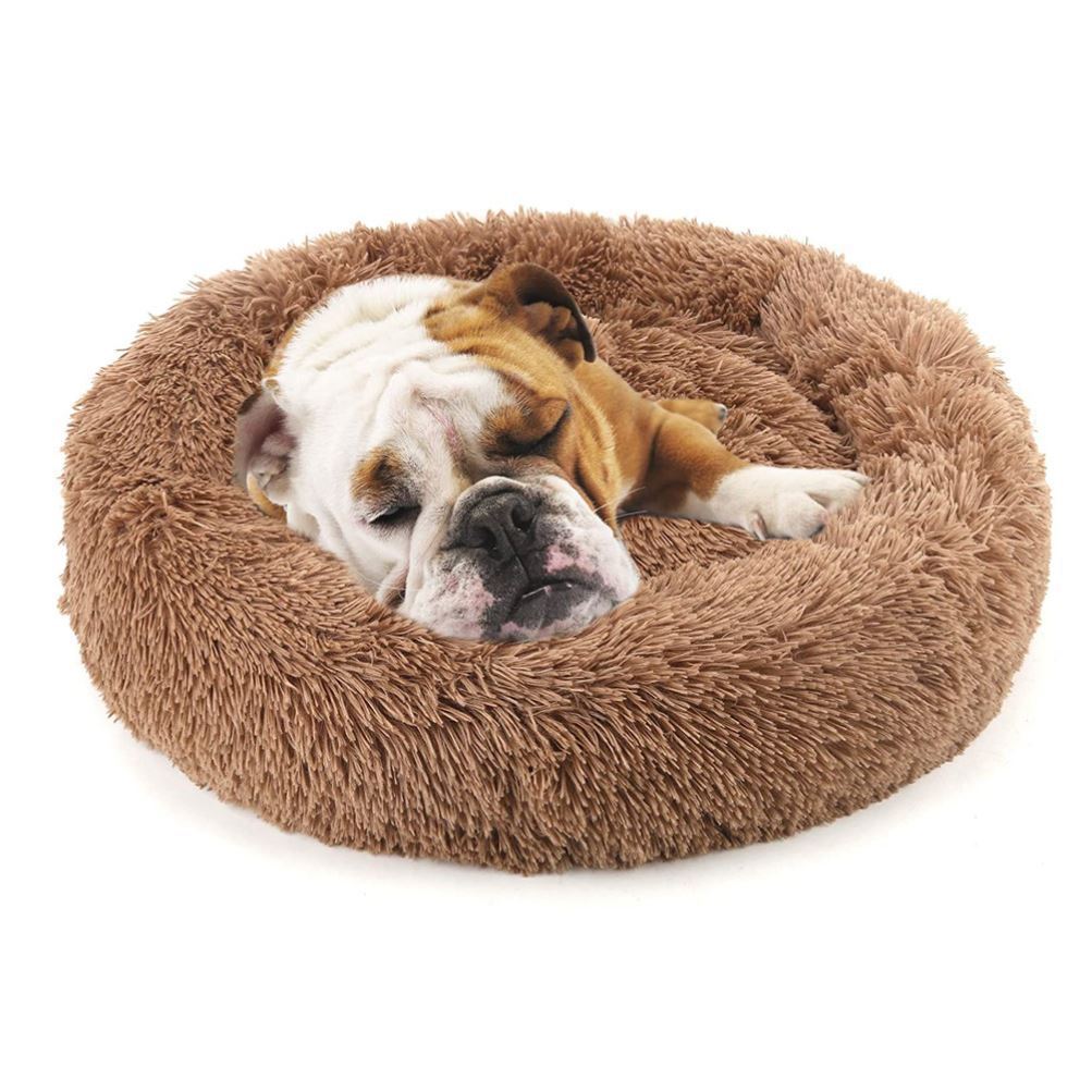 Plush Round Pet Bed