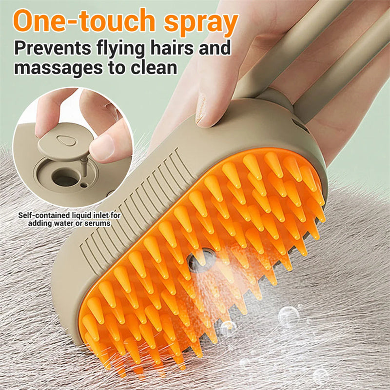 Pet SPA Cleaning Brush with Gentle Mist for Dogs & Cats