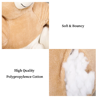 Teddy Bear Plush Pet Bed