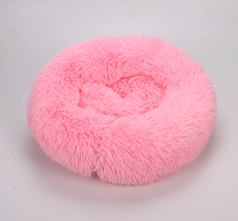 Plush Round Pet Bed