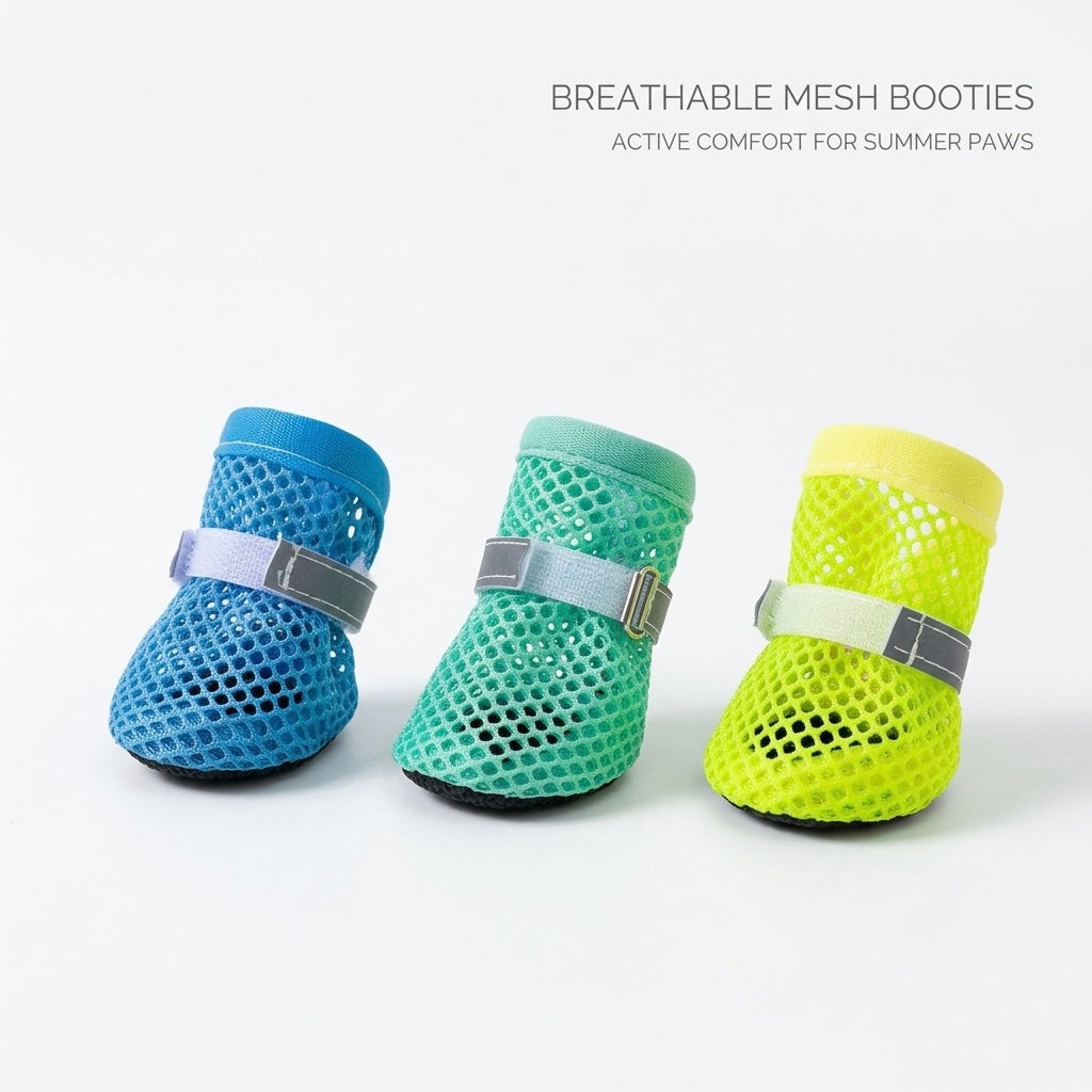 Ultra-breathable mesh pet shoes