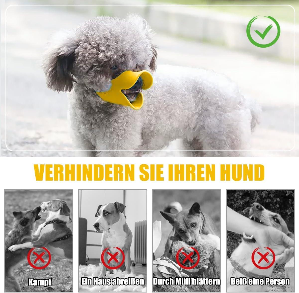 Dog Muzzle – Cutest Adjustable Duck Mouth For Your Dog