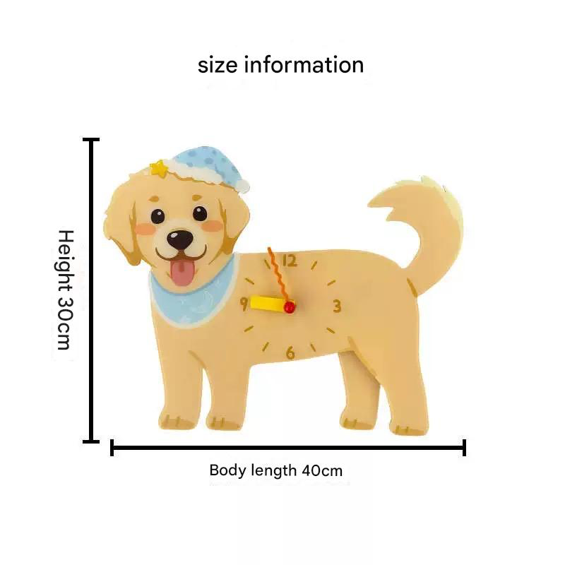 Golden Retriever Wall Clock
