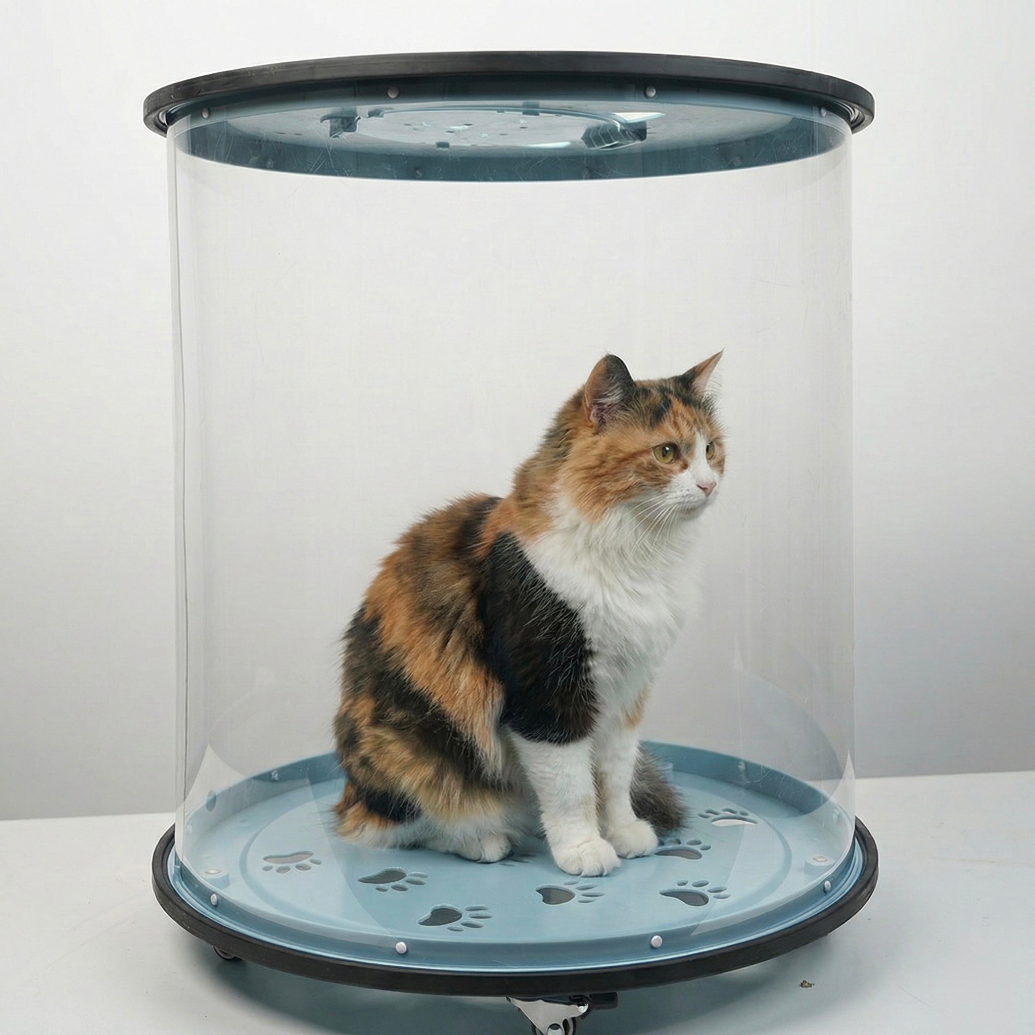 Transparent Cat Walking Roller