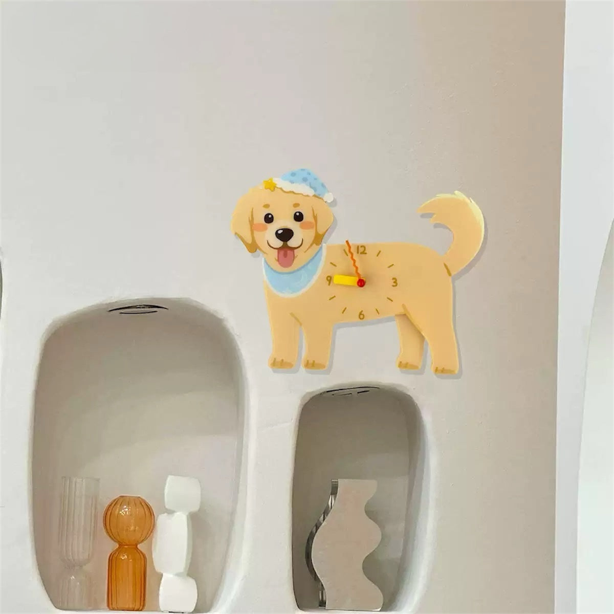 Golden Retriever Wall Clock