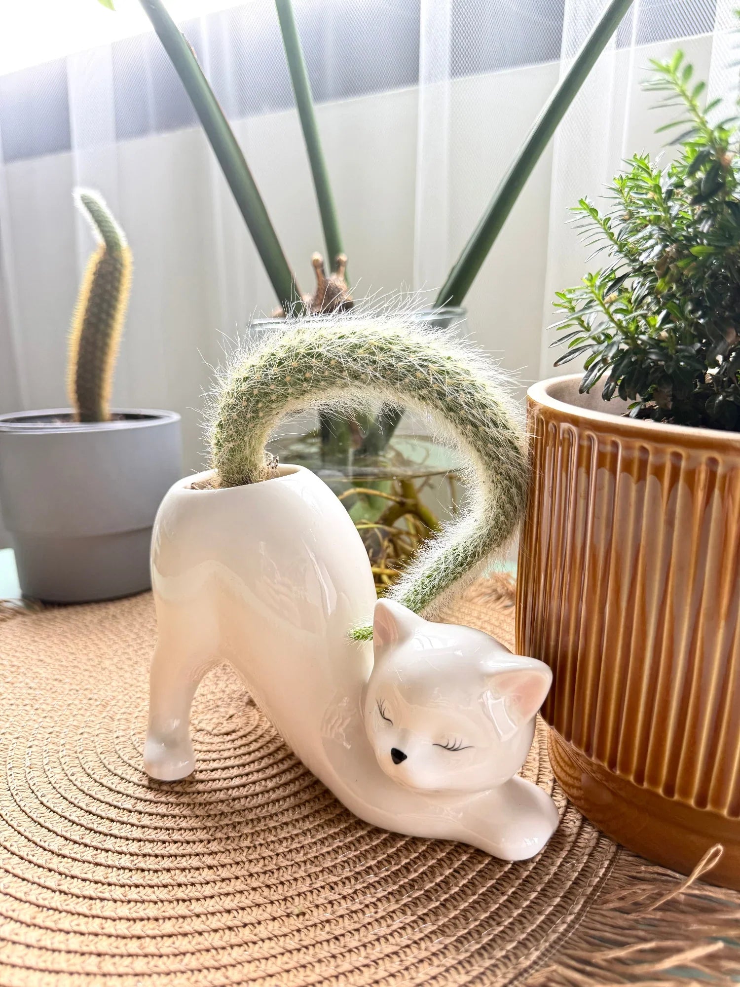 Pretty Kitty Ceramic Pot