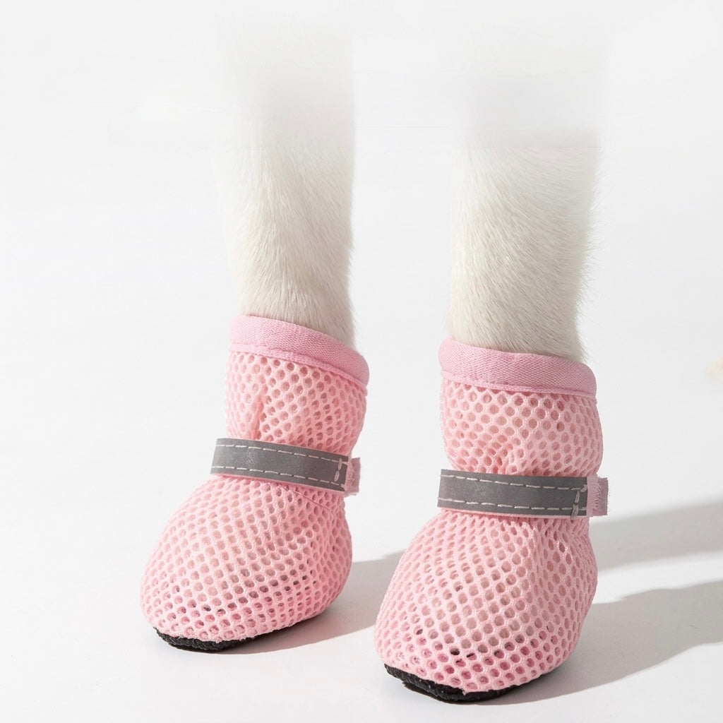 Ultra-breathable mesh pet shoes