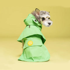 Hooded Dog Raincoat Waterproof Pet Jacket for Outdoor Walking