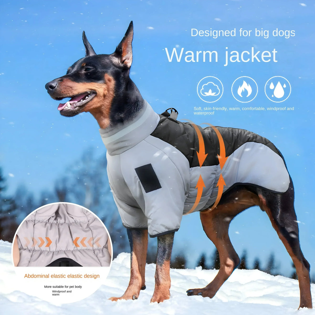 Warm Winter Jacket for Dogs