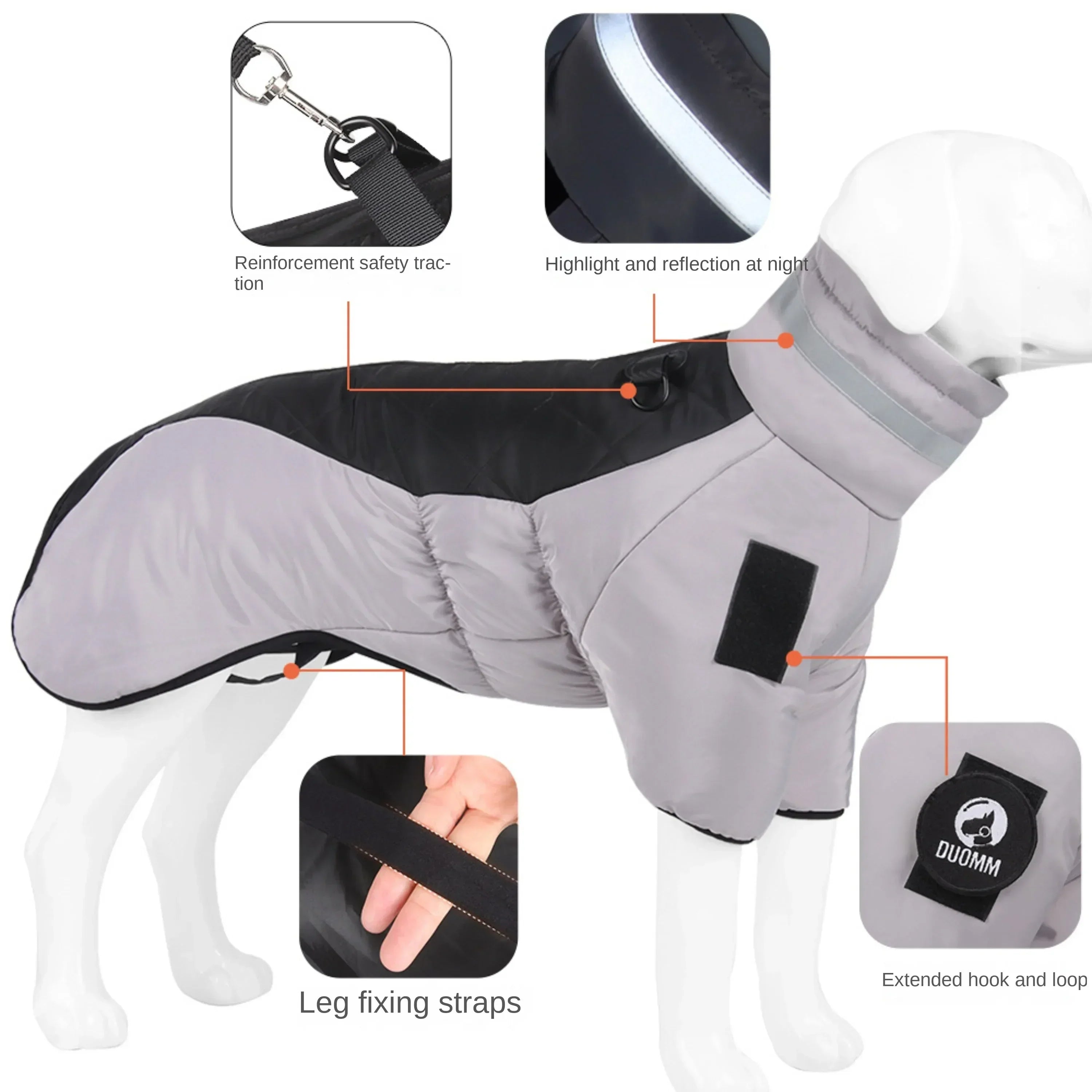 Warm Winter Jacket for Dogs