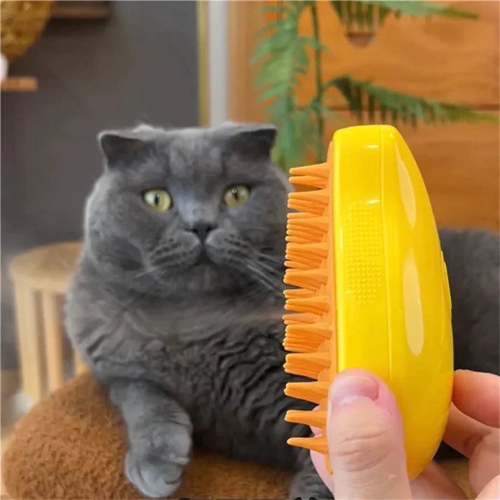Ultimate Cat Care Bundle Grooming Brush Calming Bed Steamy Hair Brush