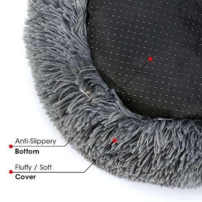 Plush Round Pet Bed
