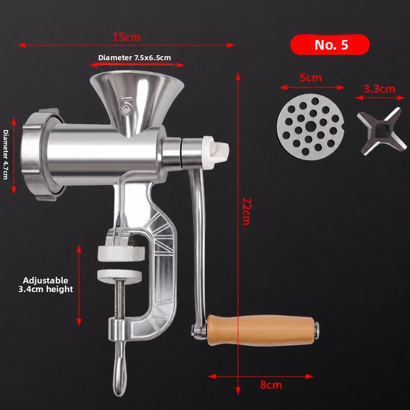 Manual Meat Grinder Enemator
