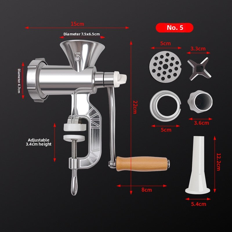 Manual Meat Grinder Enemator
