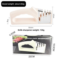 Kitchen Dedicated Four-In-One Multi-Function Knife Sharpener