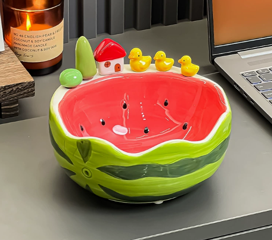 Watermelon Ceramic Fruit Plate