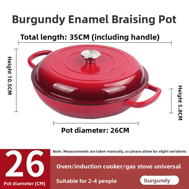 Cast Iron Enamel Pot