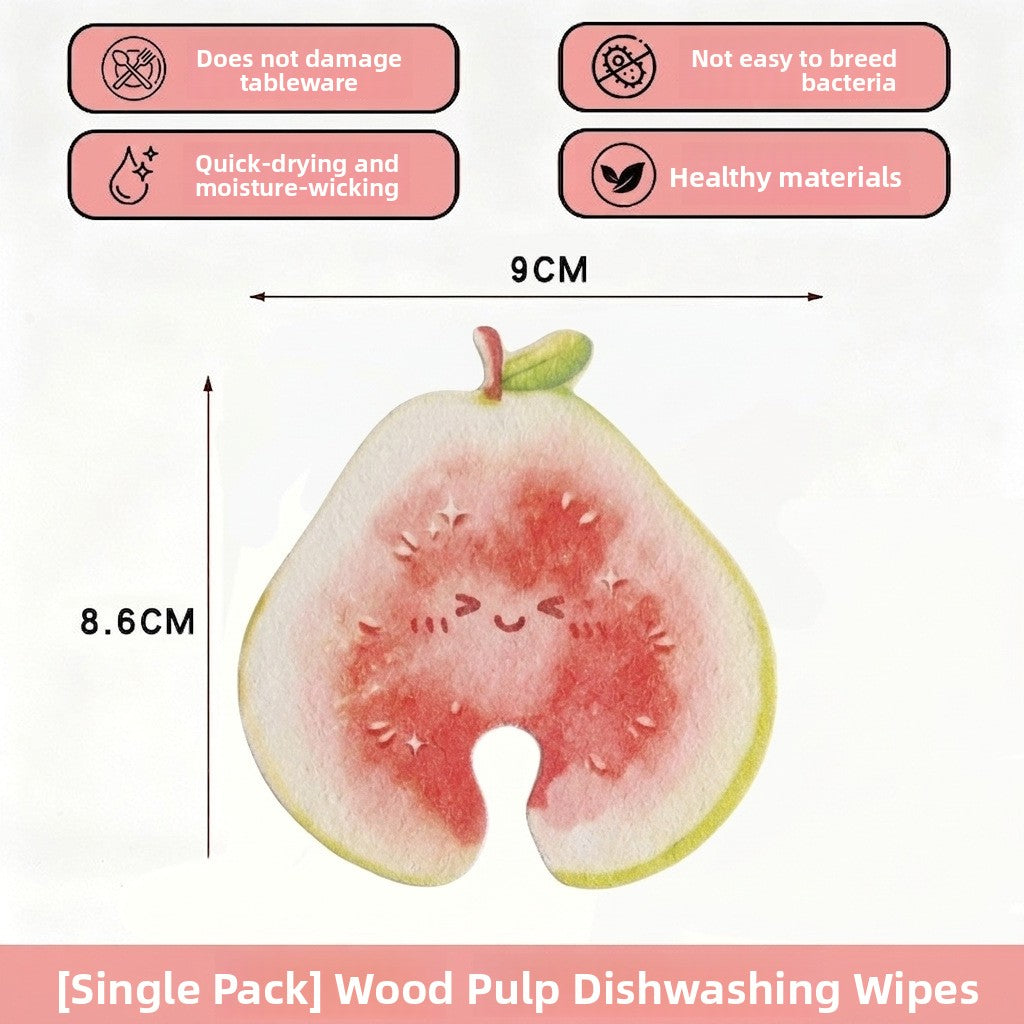 Wood Pulp Sponge Cleaning Artifact