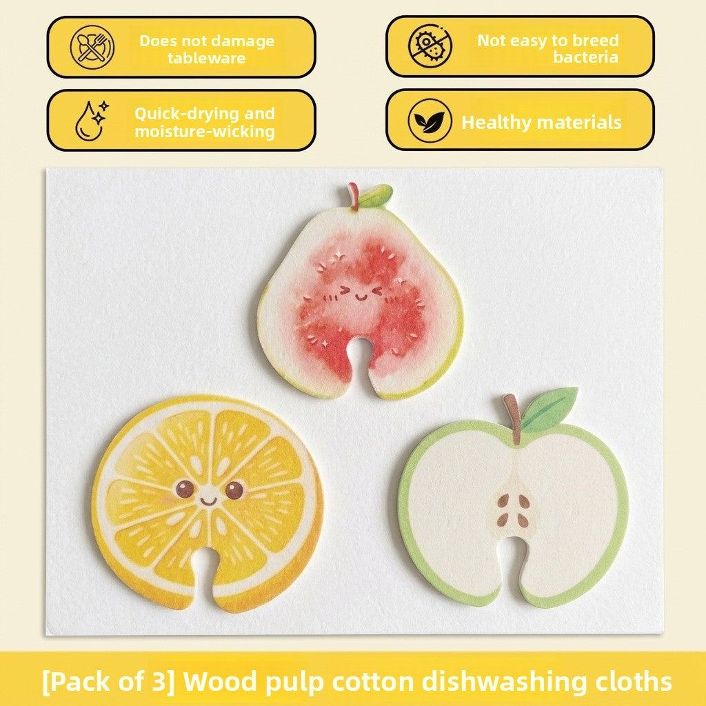 Wood Pulp Sponge Cleaning Artifact