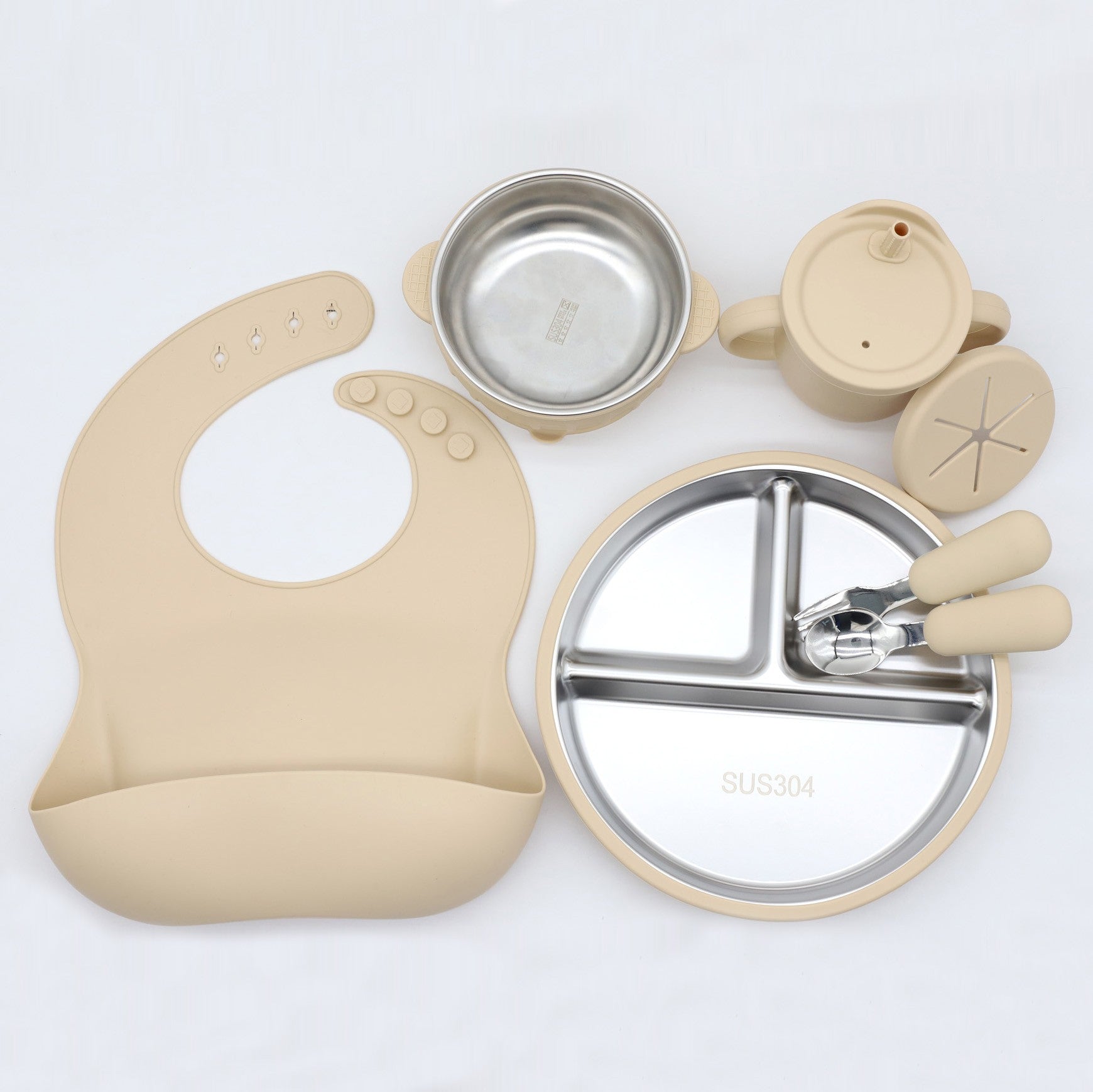 Suction Cup Dinner Plate Bowl Set