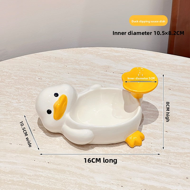 Cartoon Duck Dip Dish