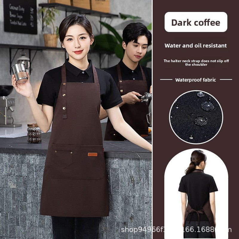 Oil-Resistant And Dirty-Resistant Apron