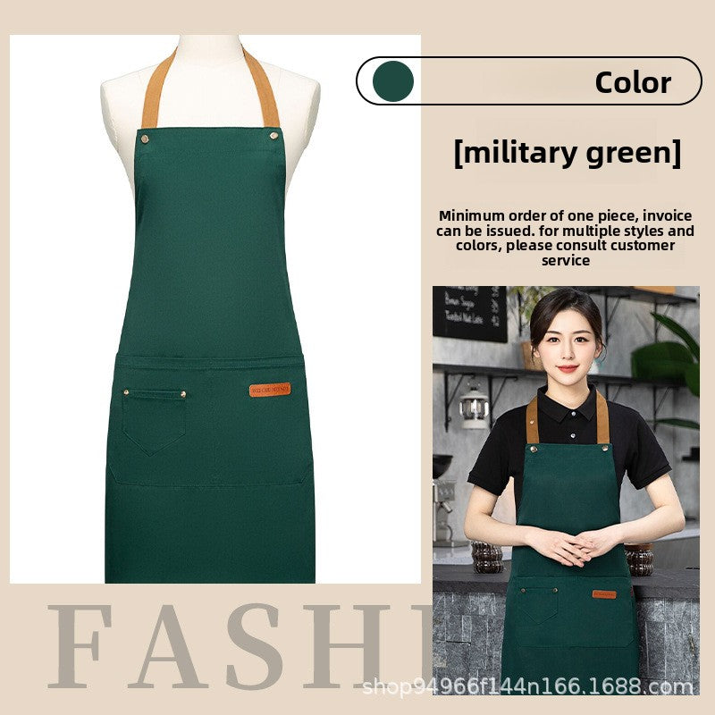 Oil-Resistant And Dirty-Resistant Apron