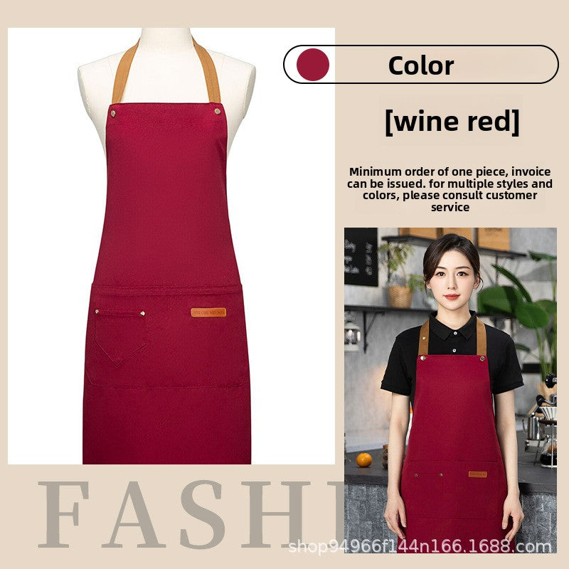 Oil-Resistant And Dirty-Resistant Apron