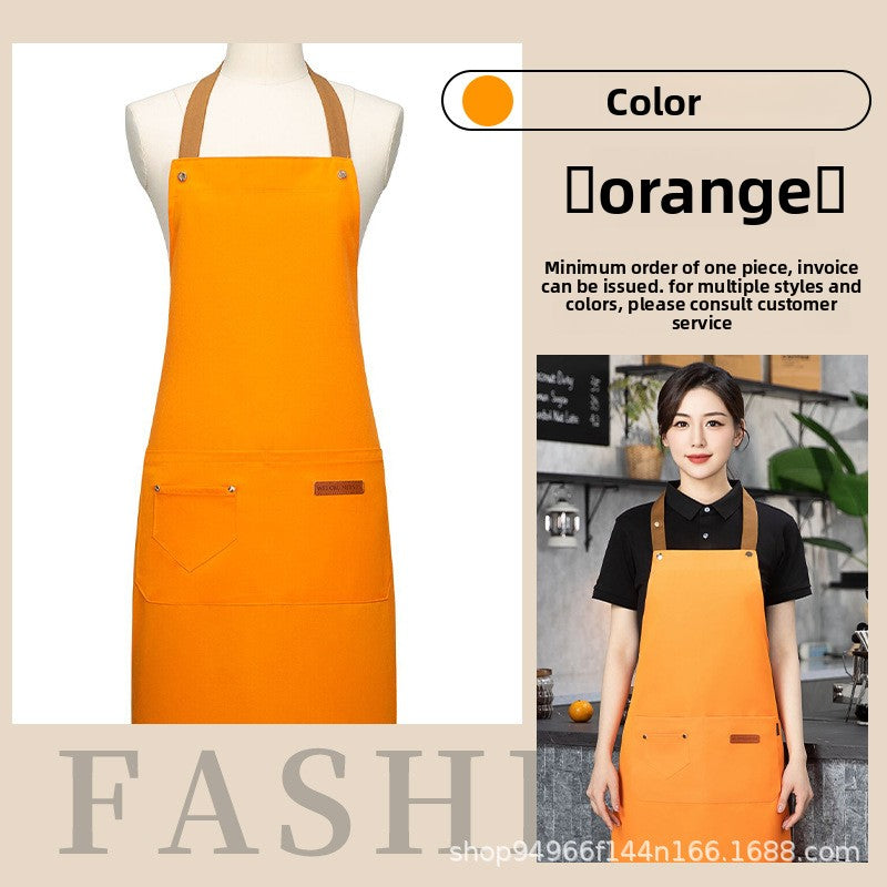 Oil-Resistant And Dirty-Resistant Apron