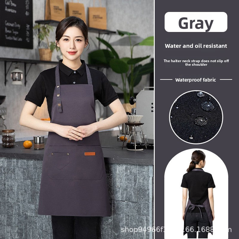 Oil-Resistant And Dirty-Resistant Apron