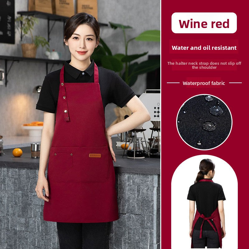 Oil-Resistant And Dirty-Resistant Apron
