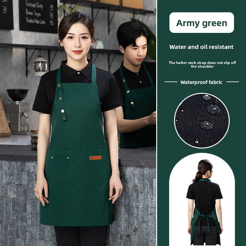 Oil-Resistant And Dirty-Resistant Apron