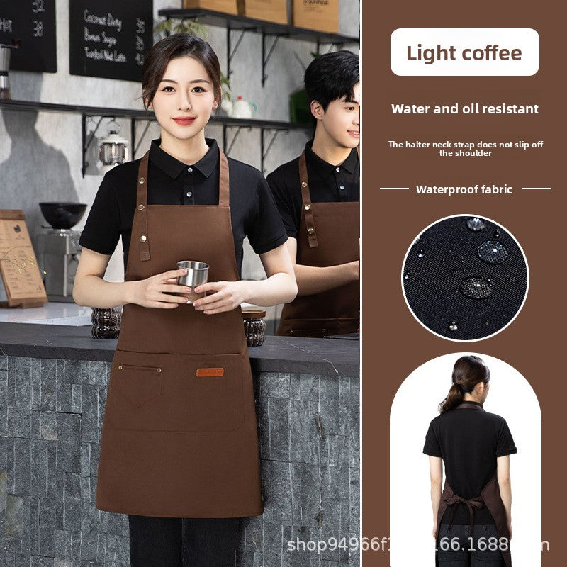 Oil-Resistant And Dirty-Resistant Apron